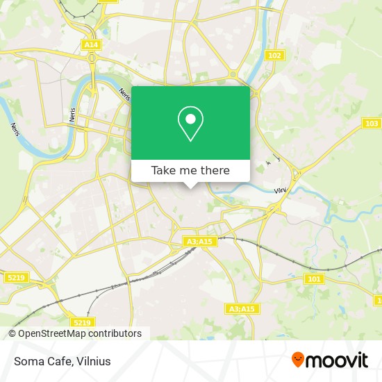 Soma Cafe map