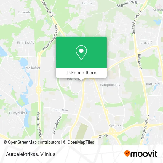 Карта Autoelektrikas