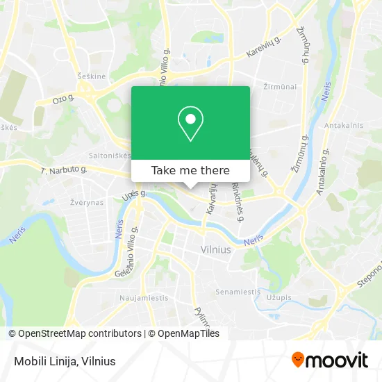 Карта Mobili Linija