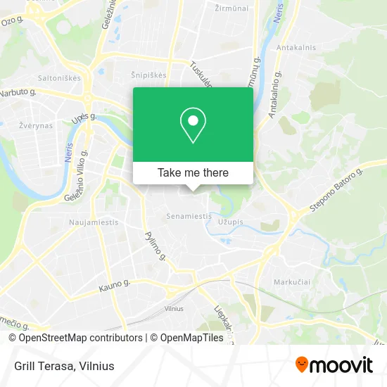 Карта Grill Terasa