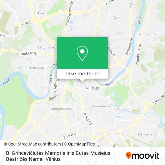 B. Grincevičiutės Memorialinis Butas-Muziejus Beatričės Namai map