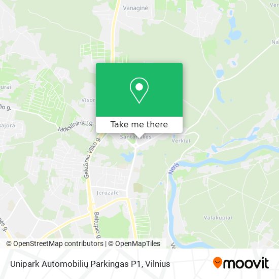 Unipark Automobilių Parkingas P1 map