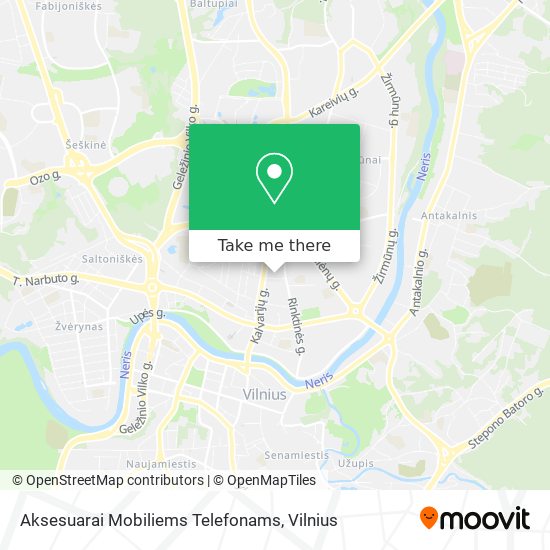 Карта Aksesuarai Mobiliems Telefonams