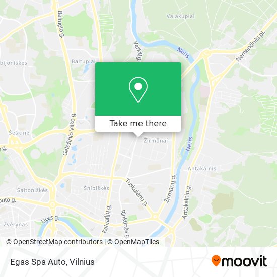 Egas Spa Auto map