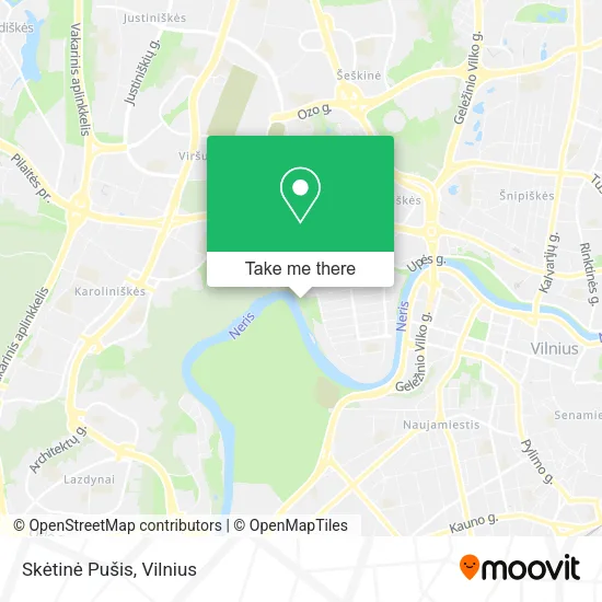 Карта Skėtinė Pušis