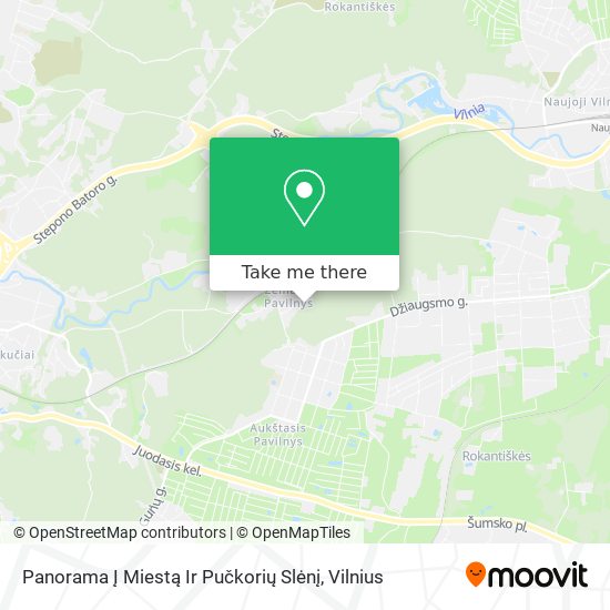 Panorama Į Miestą Ir Pučkorių Slėnį map