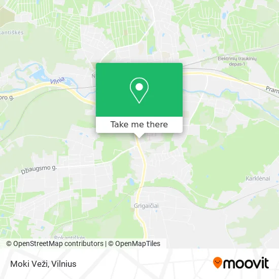 Карта Moki Veži