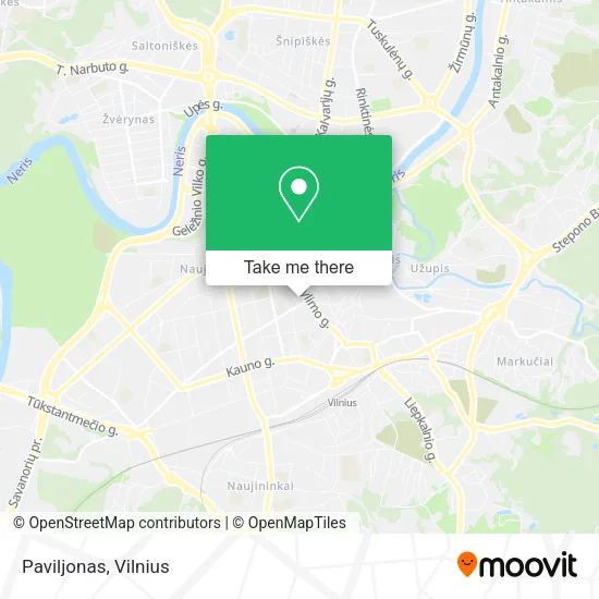 Карта Paviljonas