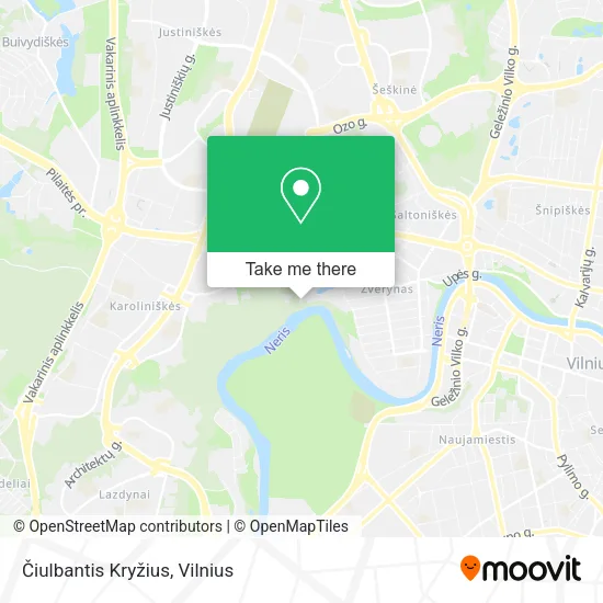 Карта Čiulbantis Kryžius
