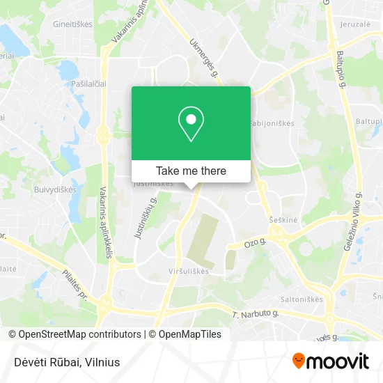 Карта Dėvėti Rūbai