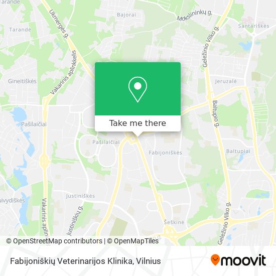 Fabijoniškių Veterinarijos Klinika map