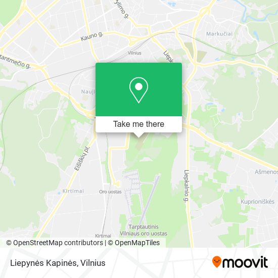 Liepynės Kapinės map