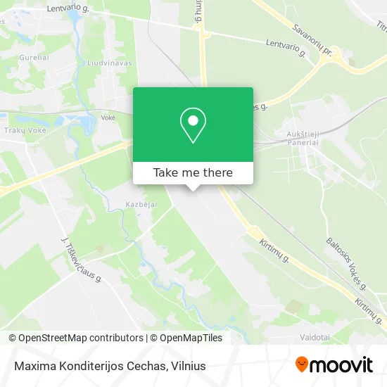 Карта Maxima Konditerijos Cechas