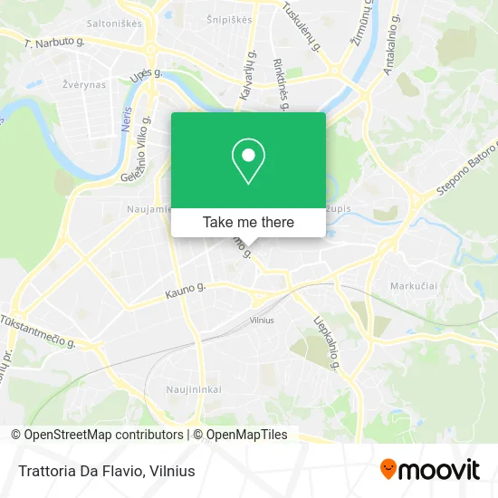 Карта Trattoria Da Flavio