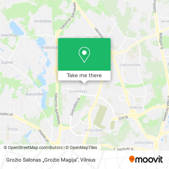 Grožio Salonas „Grožio Magija“ map