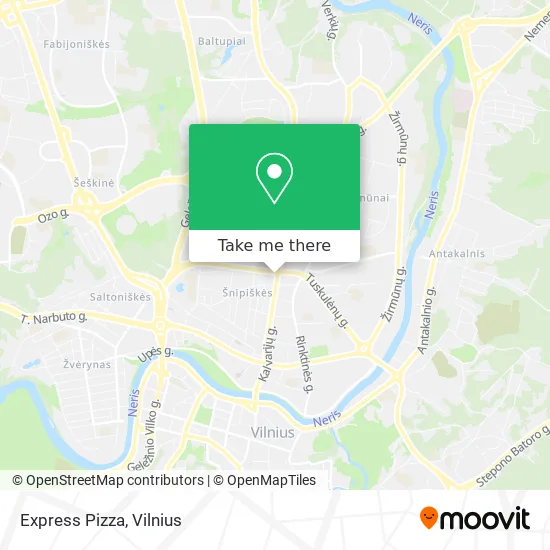 Карта Express Pizza