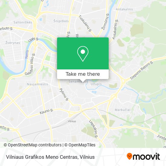 Vilniaus Grafikos Meno Centras map