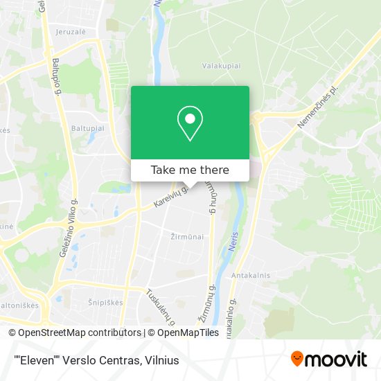 ""Eleven"" Verslo Centras map