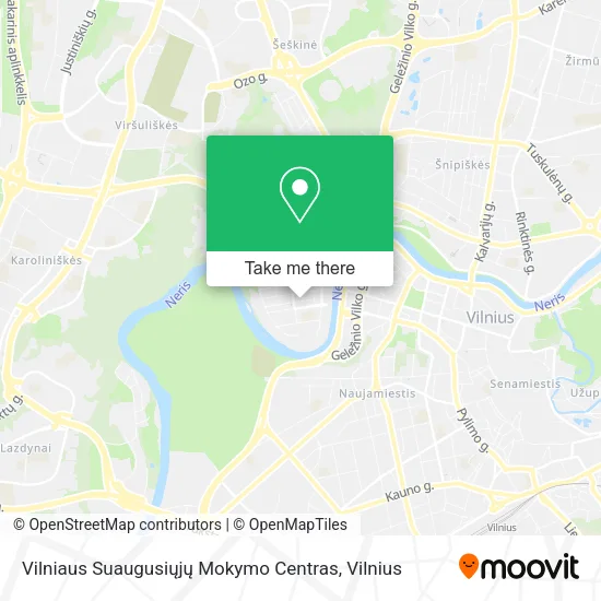 Карта Vilniaus Suaugusiųjų Mokymo Centras