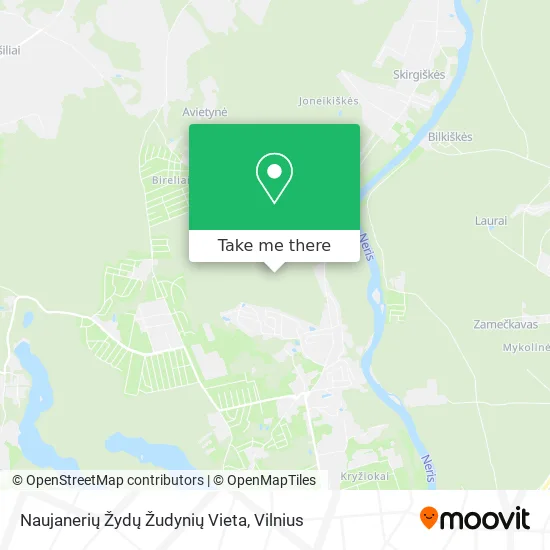 Naujanerių Žydų Žudynių Vieta map