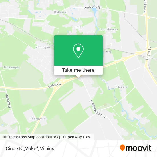 Карта Circle K „Vokė“