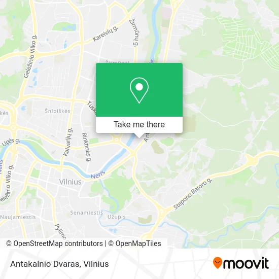 Карта Antakalnio Dvaras