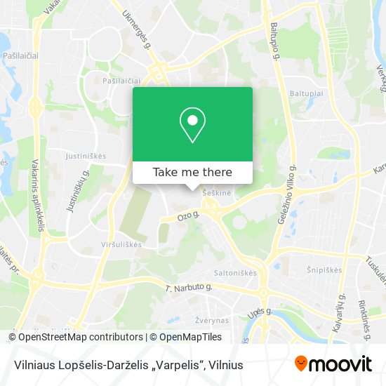 Vilniaus Lopšelis-Darželis „Varpelis“ map