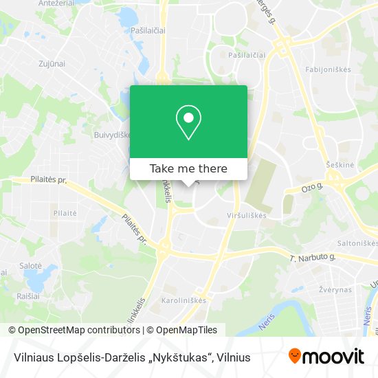 Vilniaus Lopšelis-Darželis „Nykštukas“ map