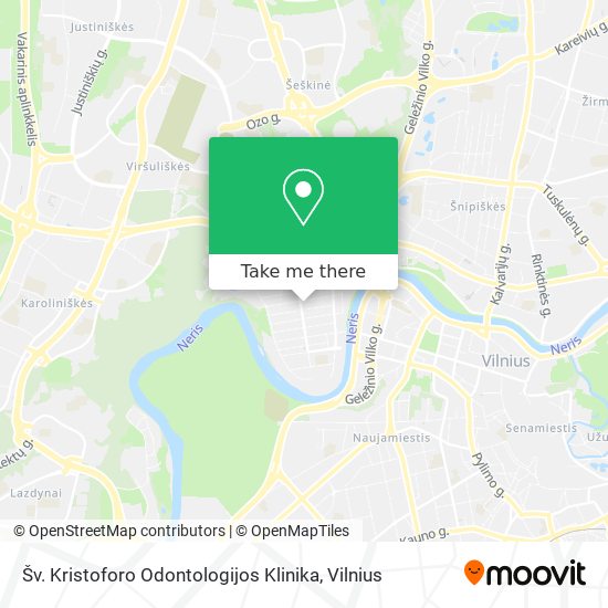 Šv. Kristoforo Odontologijos Klinika map