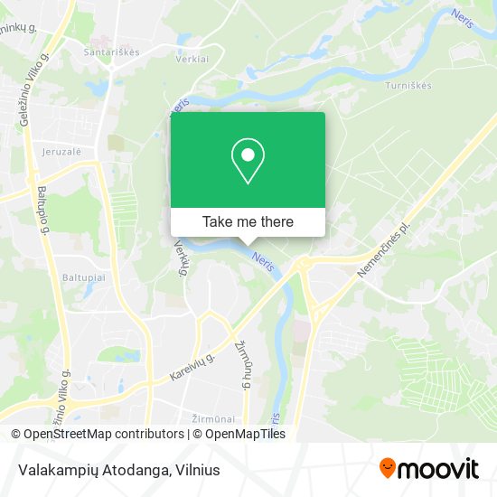 Valakampių Atodanga map