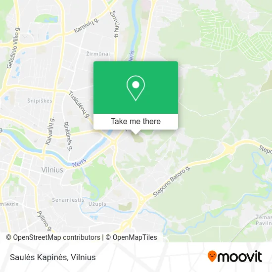 Карта Saulės Kapinės