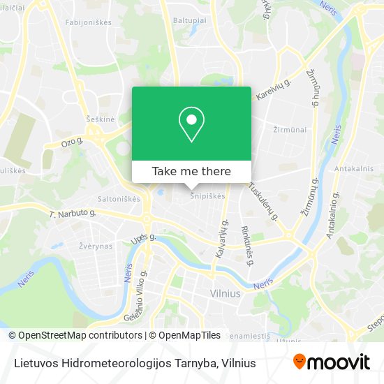 Lietuvos Hidrometeorologijos Tarnyba map