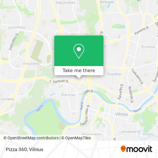 Pizza 360 map