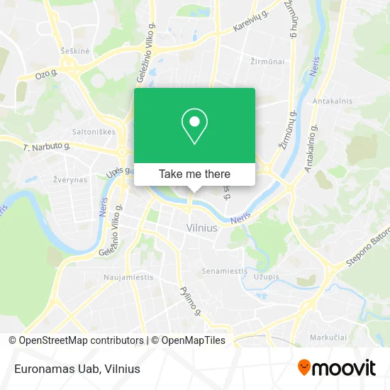 Карта Euronamas Uab