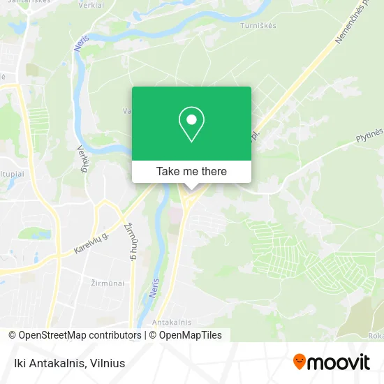 Карта Iki Antakalnis