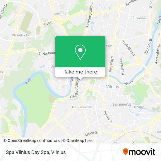 Spa Vilnius Day Spa map