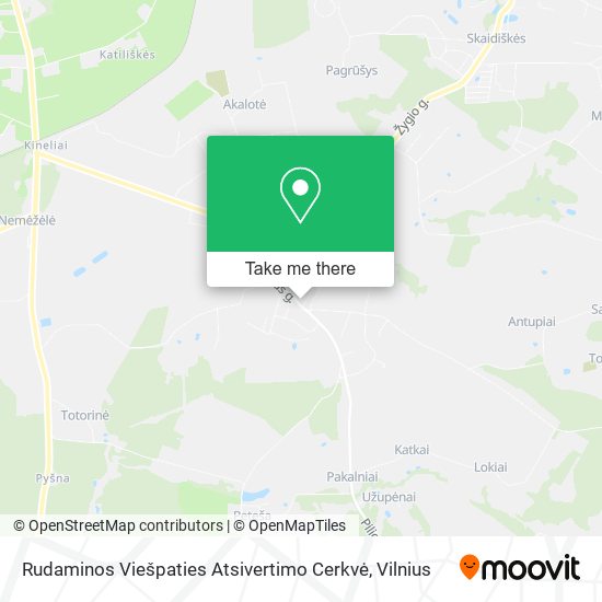 Rudaminos Viešpaties Atsivertimo Cerkvė map