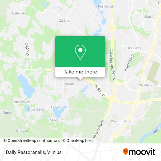 Daily Restoranėlis map