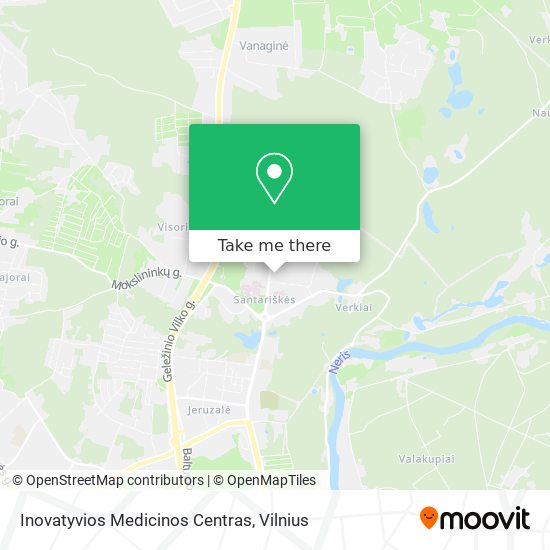 Inovatyvios Medicinos Centras map
