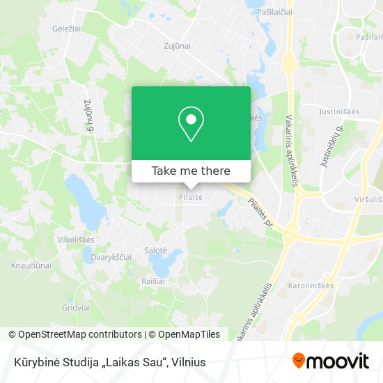 Kūrybinė Studija „Laikas Sau“ map