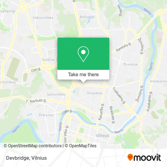 Карта Devbridge