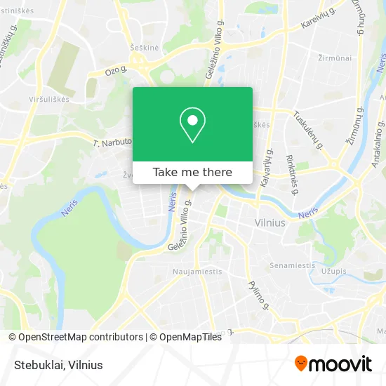 Карта Stebuklai