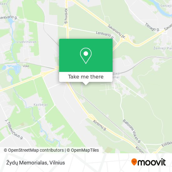 Žydų Memorialas map