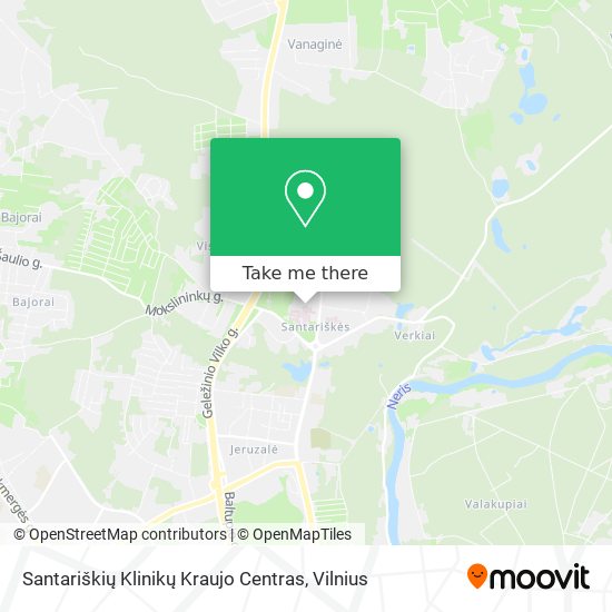 Santariškių Klinikų Kraujo Centras map