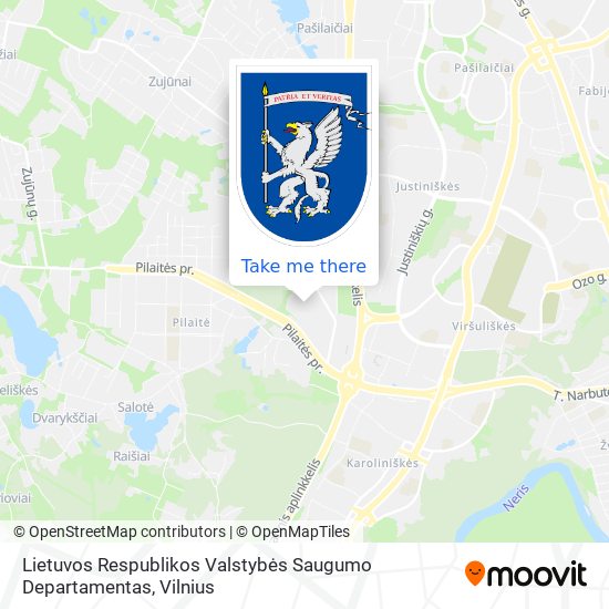 Lietuvos Respublikos Valstybės Saugumo Departamentas map