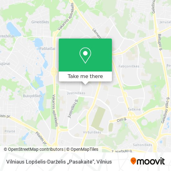 Карта Vilniaus Lopšelis-Darželis „Pasakaitė“