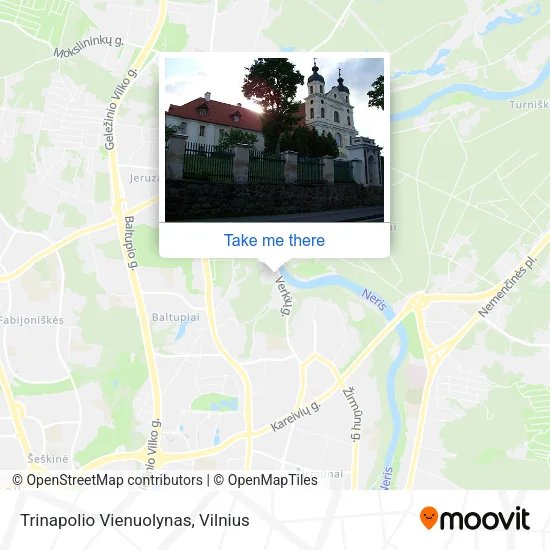 Карта Trinapolio Vienuolynas