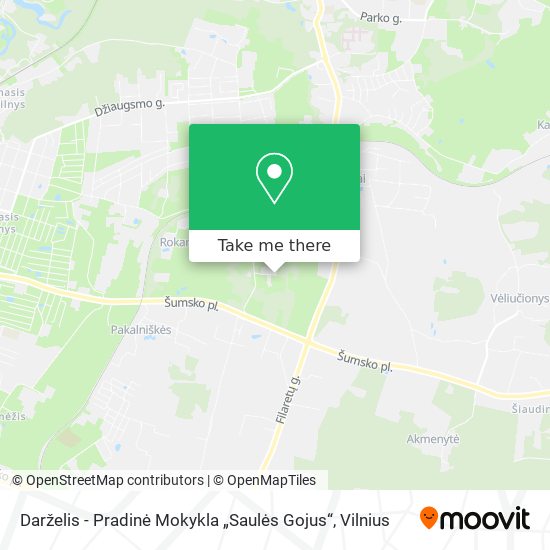 Darželis - Pradinė Mokykla „Saulės Gojus“ map