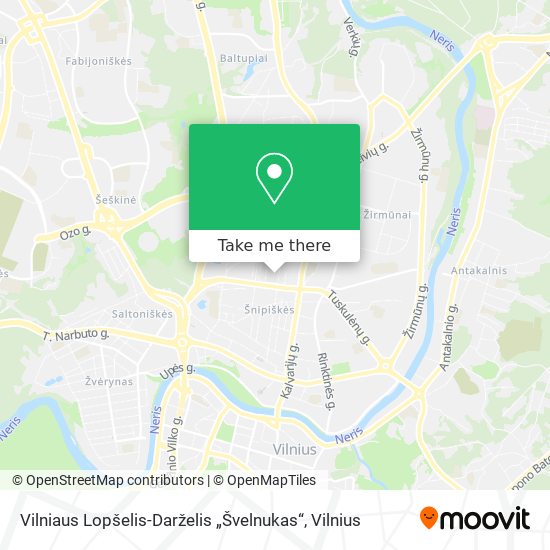 Карта Vilniaus Lopšelis-Darželis „Švelnukas“