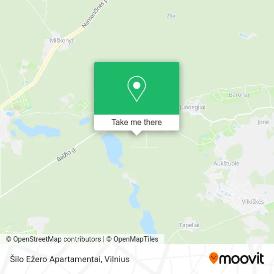 Šilo Ežero Apartamentai map